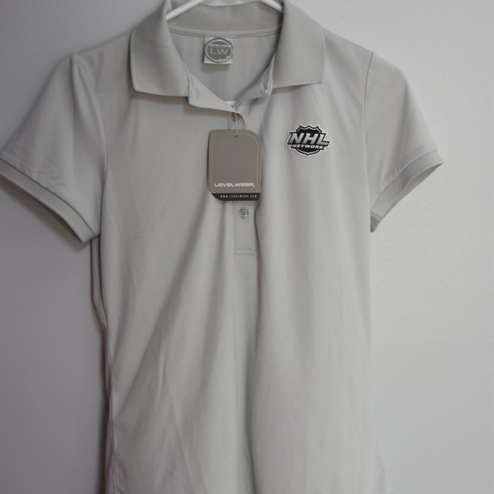 NHL Grey Polo Size Small *NEVER WORN - WITH TAGS*